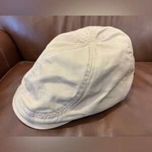 Goorin Bros Cabbie Newsboy Cabbie Driver Hat Flat Cap Medium Khaki Tan Preppy